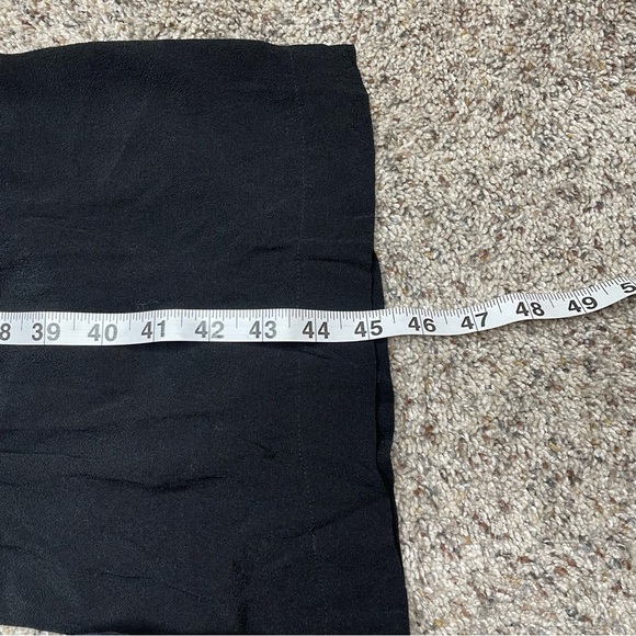 Madewell Smocked Crop Wide Leg Jumpsuit in True Black 2 H1084 - Picture 15 of 16